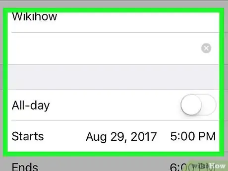 Image titled Use the iPhone's Calendar App Step 14