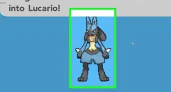 Evolve Riolu in Pokemon Brick Bronze