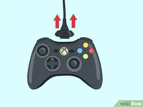 Image titled Open a Wired Xbox 360 Controller Step 1