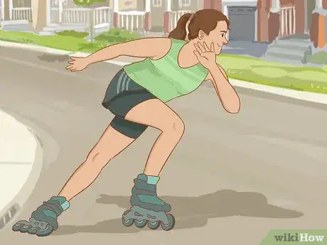 Image titled Lose Weight Rollerblading Step 2