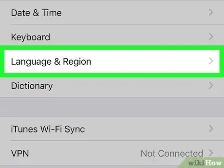 Image titled Change the Language on an iPhone Step 3