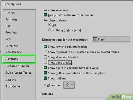 Image titled Get Rid of Dotted Lines in Excel Step 4