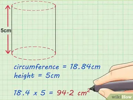 Image titled Find the Surface Area of Cylinders Step 7