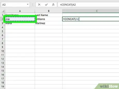 Image titled Combine Two Columns in Excel Step 18