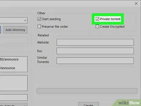 Image titled Share Personal or Public Files Using uTorrent Step 4