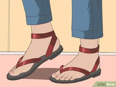 Image titled Prevent Flip Flops from Hurting Your Feet Step 8