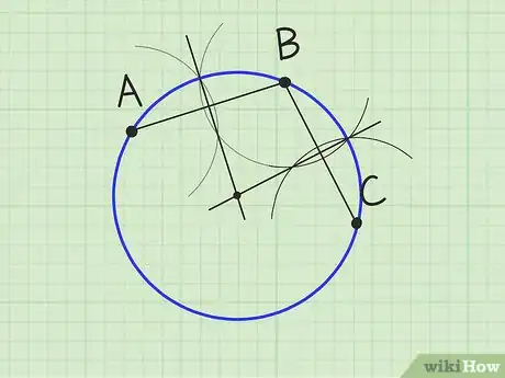 Image titled Draw a Circle Given Three Points Step 9