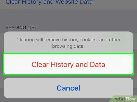 Image titled Clear Your Browser's Cache on an iPhone Step 4