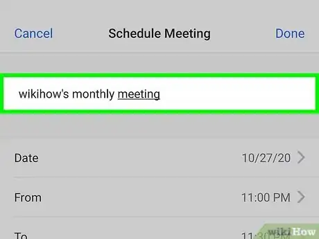 Image titled Schedule a Meeting in Zoom Step 23