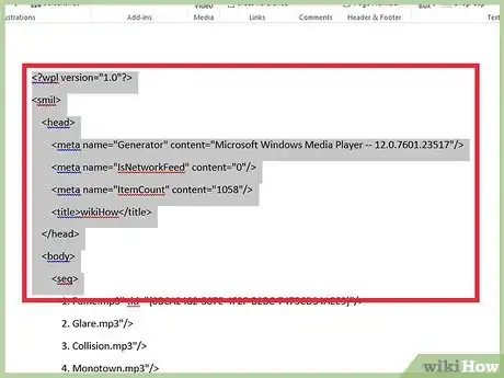 Image titled Save a Printable List of Your Songs in Windows Media Player Step 23