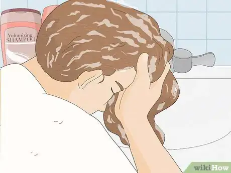 Image titled Wash Hair in a Sink Step 10