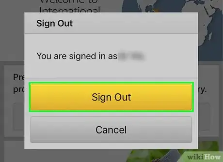 Image titled Logout of Amazon on iPhone or iPad Step 5