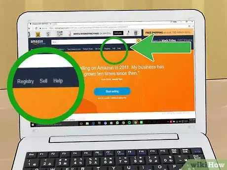 Image titled Start Selling on Amazon Step 1