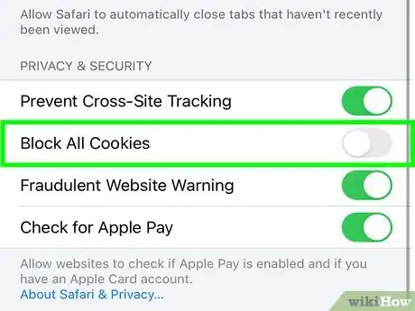 Image titled Enable Cookies on iPad Step 4