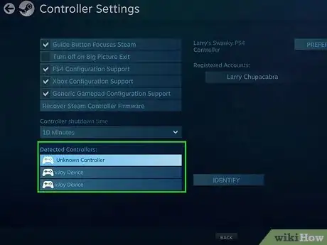 Image titled Connect a PS4 Controller to Steam Step 24