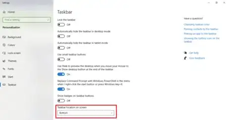 Image titled Windows 10 Click Dropdown Arrow for Taskbar Location.png