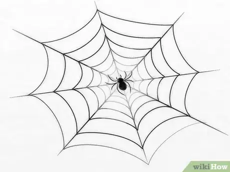 Image titled Draw a Spider Web Step 9