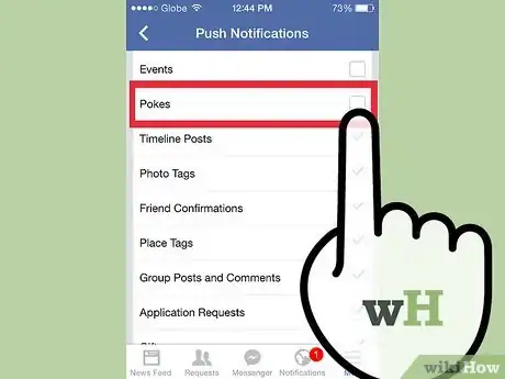 Image titled Disable Facebook Places Notifications on Your iPhone Step 11