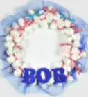 Make a Diaper Wreath