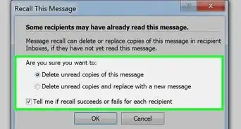 Recall an Email in Outlook