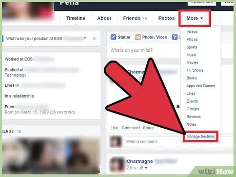 Image titled Edit the Layout of a Facebook Profile Step 4