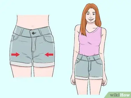 Image titled Wear High Waisted Shorts Step 3