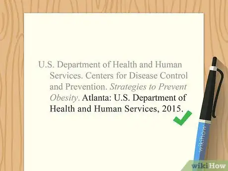 Image titled Cite the Centers for Disease Control and Prevention (CDC) Step 16