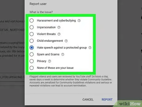 Image titled Report a Channel on YouTube Step 7