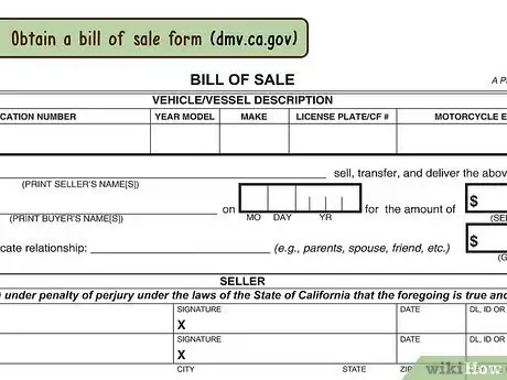 Image titled Draft a Bill of Sale for a Vehicle Step 11