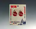 "WIN" earrings