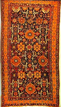 "Khila-Afshan" carpet, Baku school, Azerbaijan Carpet Museum