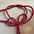 Rose knot on 2 ropes step3