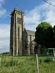 The church of Écoust-Saint-Mein