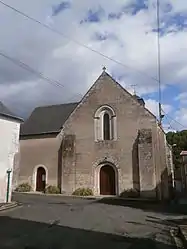 The church of Sainte-Luce, in Luzillé