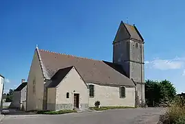 The church in Le Marais-la-Chapelle