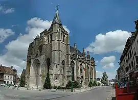 The church in Le Neubourg