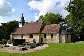 The church in Le Fournet