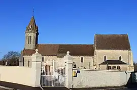 The church in Saint-Aubin-d'Arquenay