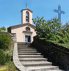 The church in Veyras