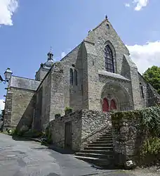 The church in La Trinité-Porhoët