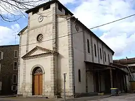 The church in Castelnau-Durban