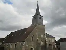 The church in Cerisiers