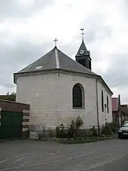 The church in Lahoussoye