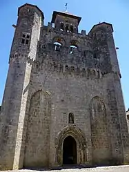 The church in Montjoie-en-Couserans