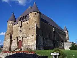 The fortress church in Saint-Juvin