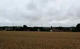 The wind farm of Ourcq and Clignon