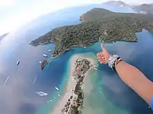 Paragliding near Ölüdeniz