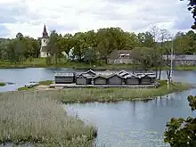 Image 3Āraiši lake dwelling site dates back to the late Iron Age (from History of Latvia)