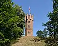 Lookout tower in the castle park