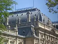 Elaborately decorated roof